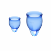 Satisfyer Feel Confident Menstrual Cup Set - zestaw kubeczków menstruacyjnych 2 szt. (ciemny niebieski) Satisfyer Feel Confident Menstrual Cup Set - zestaw kubeczków menstruacyjnych 2 szt. (ciemny niebieski)
